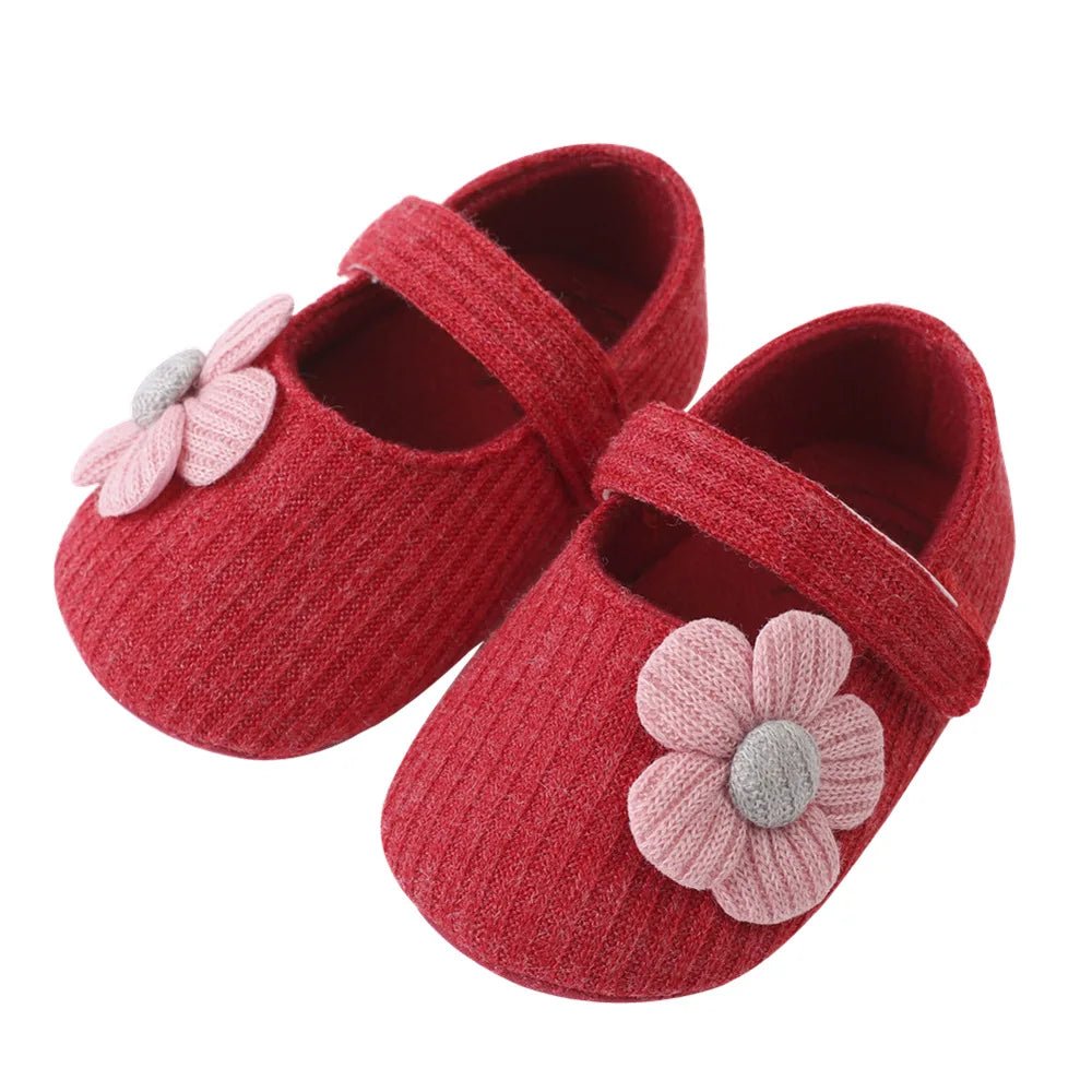 Cute Cotton Baby Shoes Soft Bottom Breathable Infant Shoes for Cozy Support - Amiba