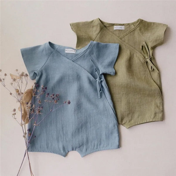 Cotton Baby Romper Breathable Summer Outfit for Infants