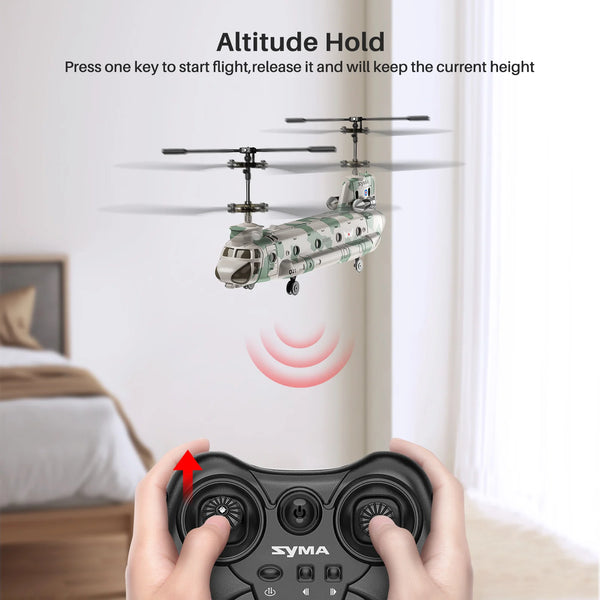 Syma RC Helicopter Adventure with One Touch Takeoff and Stable Altitude Hold