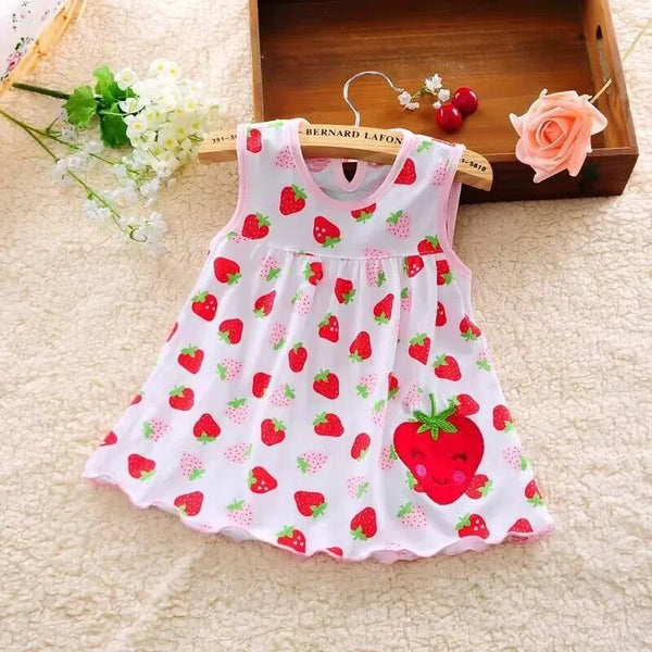 Adorable Baby Summer Dress with Soft Cotton and Embroidery