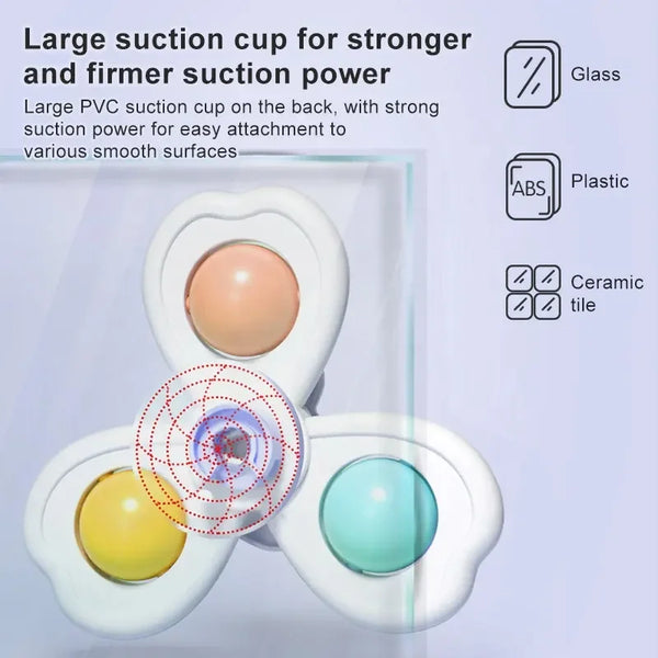 Fun Spin Baby Suction Toy for Motor Skill Development