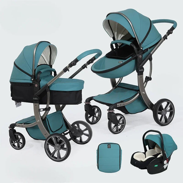 Versatile Baby Travel Stroller Lightweight Foldable Car Seat Compatible