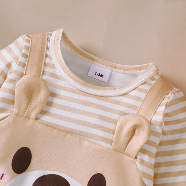 Little Bear Baby Jumpsuit Set