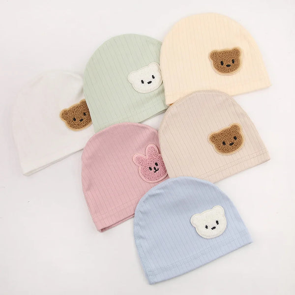 Cotton Baby Turban Hats Soft All Season Caps for Stylish Comfort