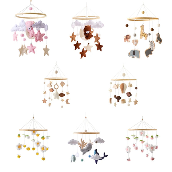 Charming Crib Mobile with Calming Melodies for Newborns