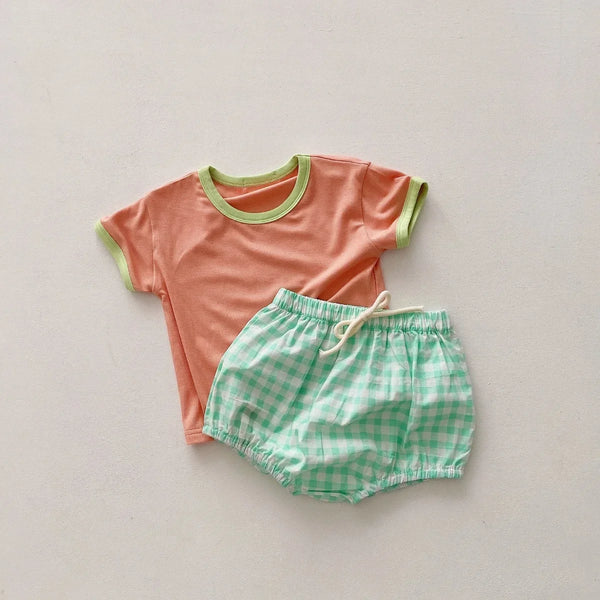 Cotton Baby Clothing Set Breathable Summer Outfit for Kids