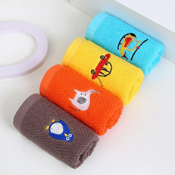 Cute Cotton Baby Towels Gentle and Fun for Bath Time