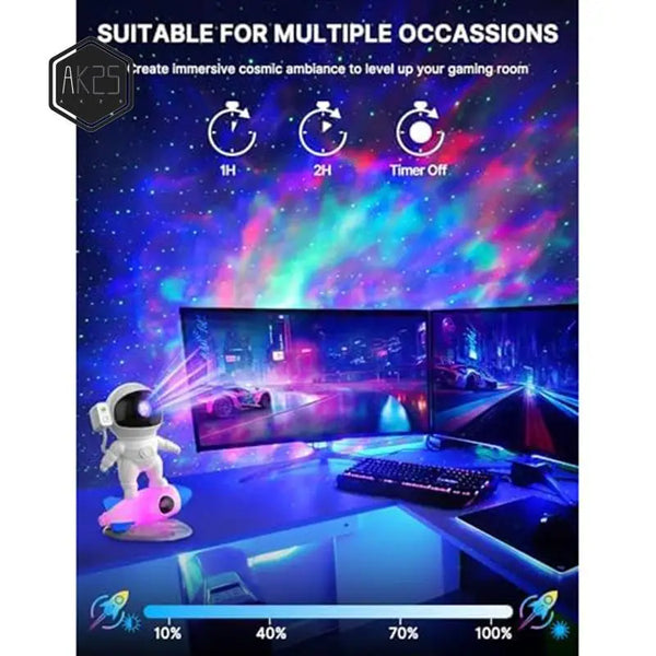 Galaxy Dreams Night Light with Soothing Projections for Peaceful Sleep