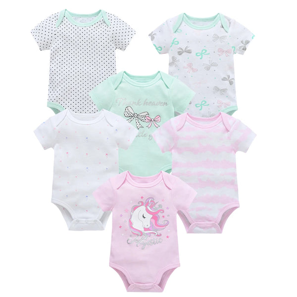 Kavkas Baby Onesie Soft Breathable Cotton Outfit for Summer