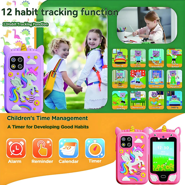 Magic Unicorn Kids Phone with Educational Games and Fun Learning Activities