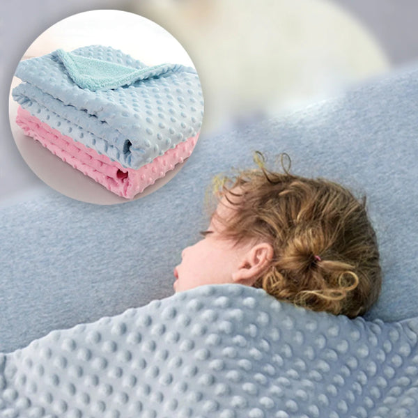 Cotton Baby Fleece Blanket Soft Plush and Breathable for Peaceful Year-Round Comfort