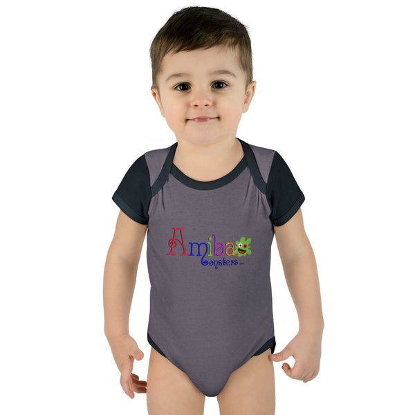 Infant Bodysuit Onesie Amiba Monsters Snuggle Beast
