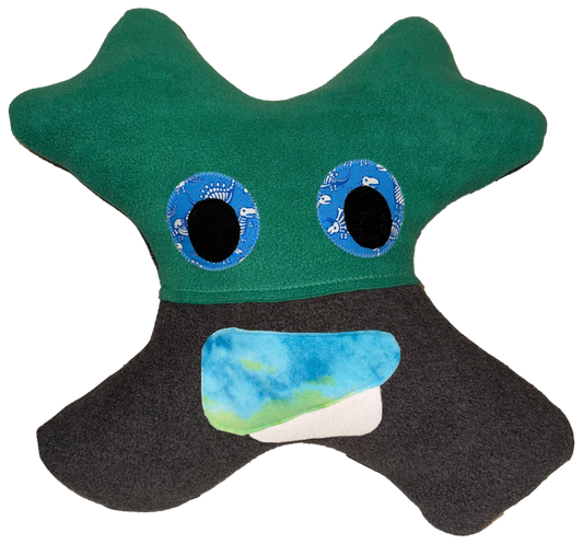 Amiba Monsters Rest Stop Rebel Kids Car Pillow