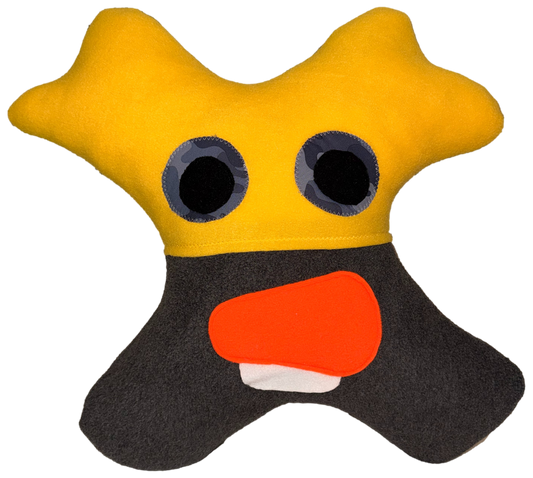 Amiba Monsters Adventure Nap Pillow for Young Travelers