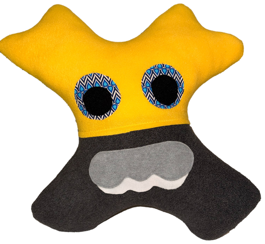 Amiba Monsters Dreamy Wheels Plush Pillow for Road Trips