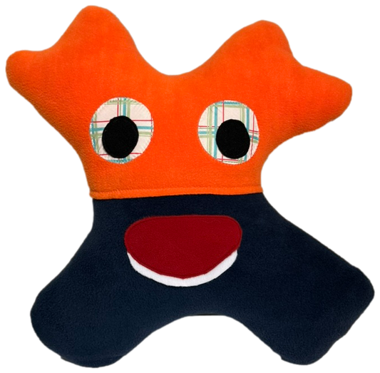 Amiba Monsters Little Voyager Comfort Pillow for Car Seats