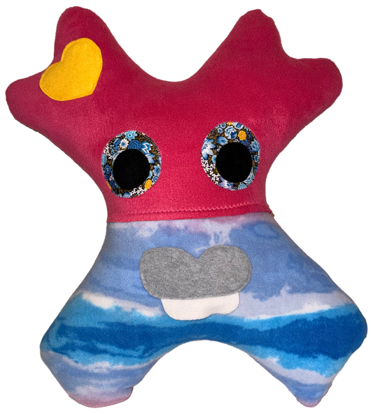 Amiba Monsters Window Seat Wanderer Kids Car Pillow