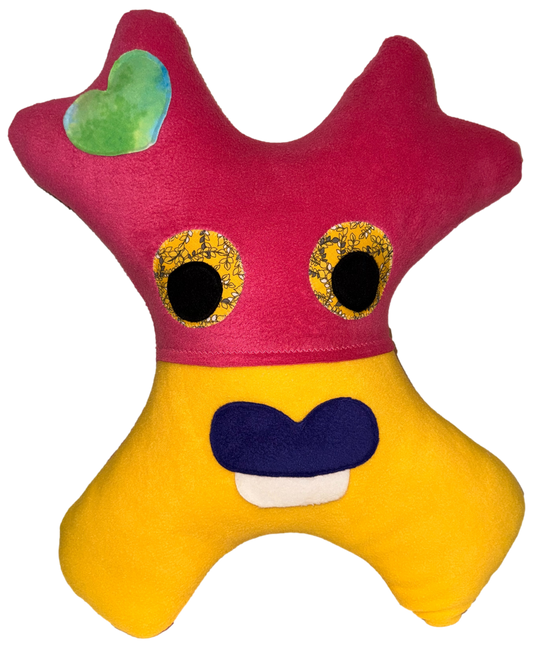 Amiba Monsters Freeway Friend Kids Car Pillow