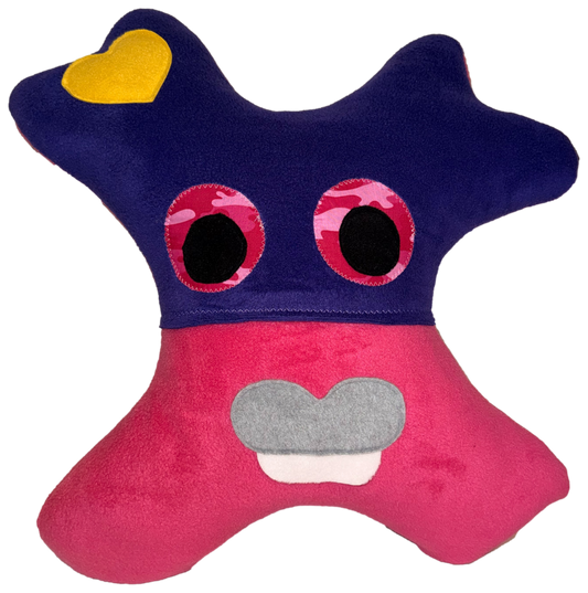 Amiba Monsters Highway Hideaway Kids Car Pillow