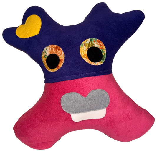Amiba Monsters Weekend Wheels Kids Car Pillow