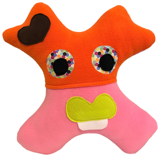Amiba Monsters Cozy Plush Travel Pillow for kids