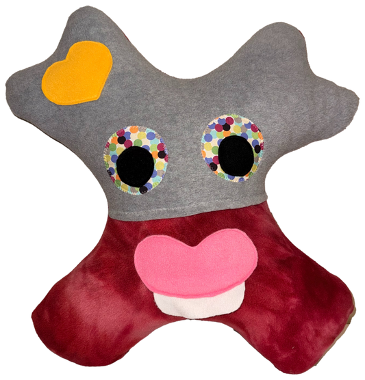 Amiba Monsters Sunny Ride Kids Neck Pillow with Fun Pocket