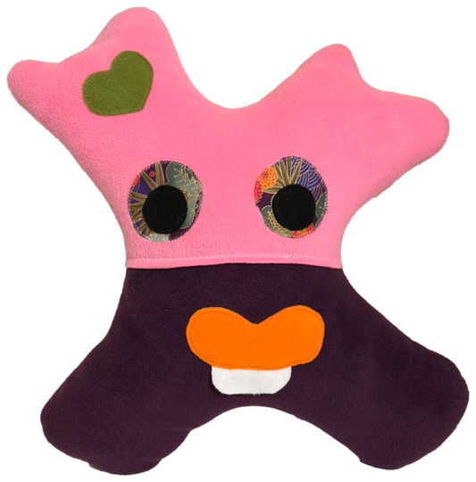 Amiba Monsters Sleepy Safari Kids Pillow for Car Adventures