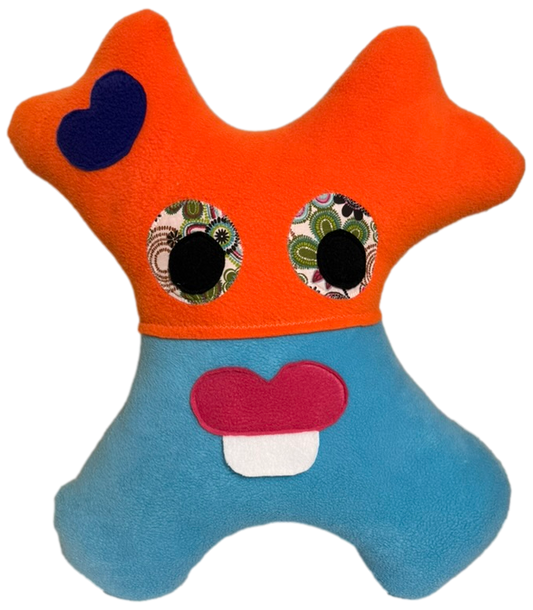 Amiba Monsters Dream Kids Car Pillow with Pocket