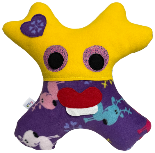 Amiba Monsters Sleepy Plush Neck Pillow for Kids