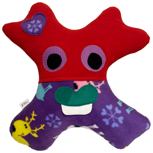 Amiba Monsters Little Journey Buddy Pillow with Storage Pocket