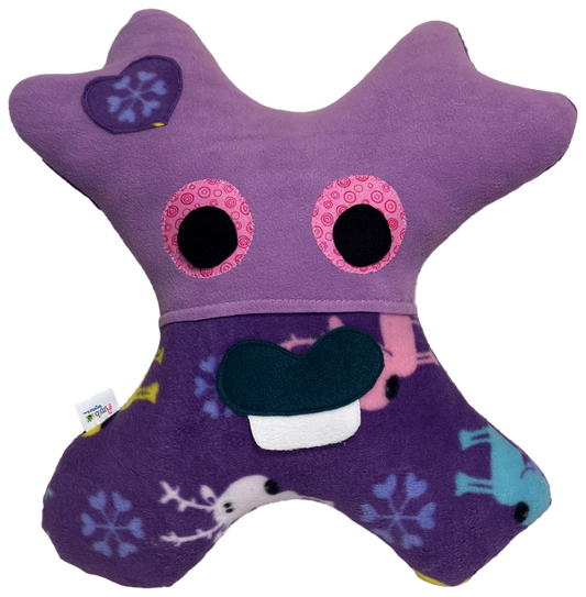 Amiba Monsters Cozy Car Pillow for Young Adventurers
