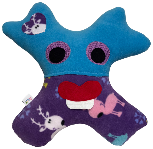 Amiba Monsters Dream Trail Kids Neck Pillow with Secret Pocket