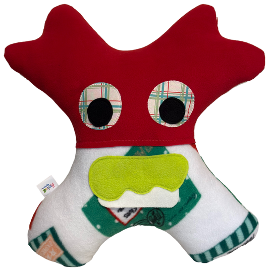 Amiba Monsters Christmas Cheer Travel Pillow for Kids