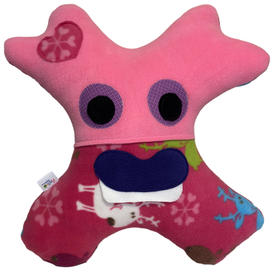 Amiba Monsters Little Road Hero Pillow with Secret Storage