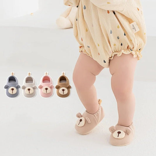 Adorable First Walker Booties Non Slip Infant Shoes for Safe and Cozy Steps - Amiba