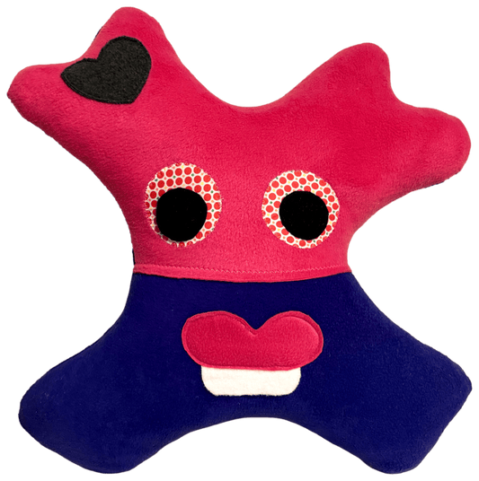 Soft supportive pillow keeping kids upright during road journeys