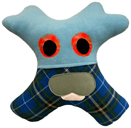 Amiba Monster Handmade Pillow for Road Trips - Amiba