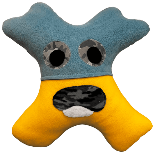 Amiba Monster pillow crafted for kids’ safe travel support