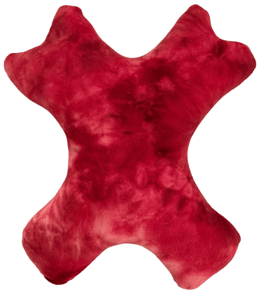 Handmade Amiba Monsters travel pillow with playful monster design keeps kids comfy, slump-free, and happy during car seat naps.