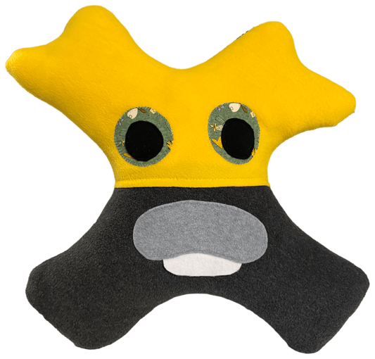 Unique Amiba pillow crafted for cozy naps on children’s travel trips