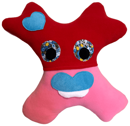 Amiba Monsters Car Pillow with Hidden Toy Pocket - Amiba