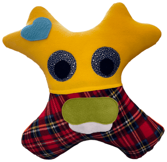 Amiba Monster travel pillow supporting kids’ comfort in seats