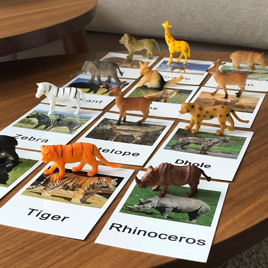 Animal Matching Game for Kids – Language and Cognitive Learning Toy - Amiba