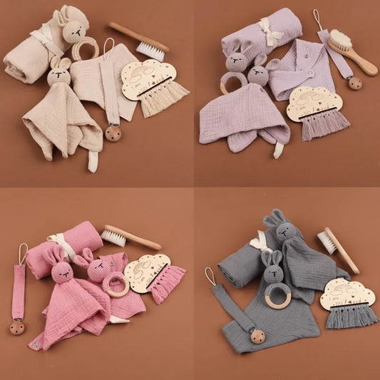 Baby bath gift set with towels toys and newborn essentials