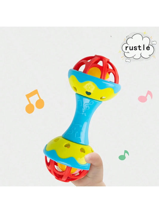 Baby Rattle Toy Double Ended Fun for Tiny Hands Early Development - Amiba