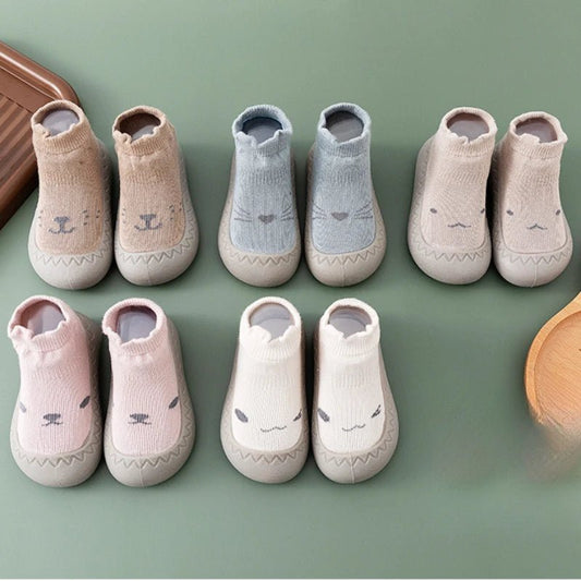 Baby steps walkers designed with soft anti slip soles for safety