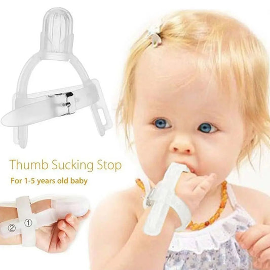 Baby Thumb Sucking Guard Soft Silicone Oral Habit Protector - Amiba