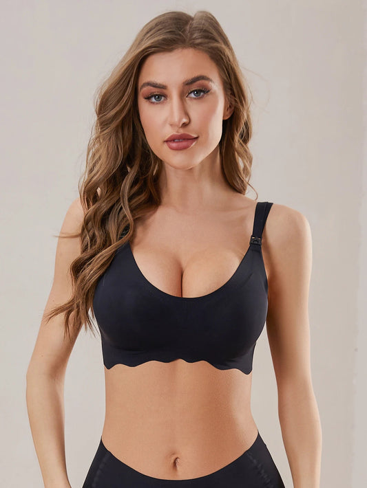 BreathEasy nursing bra designed for soft comfort and easy breastfeeding