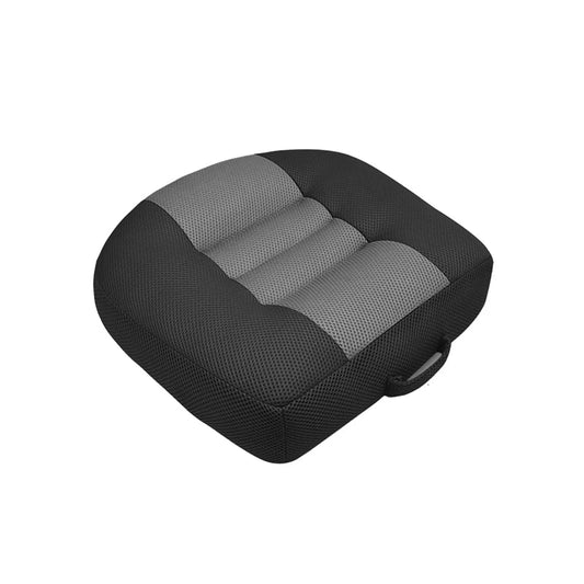 Comfort boost car seat cushion designed for better driving view
