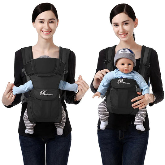 Comfort Wear Baby Carrier Ergonomic Wrap for Newborn to Toddler Support - Amiba